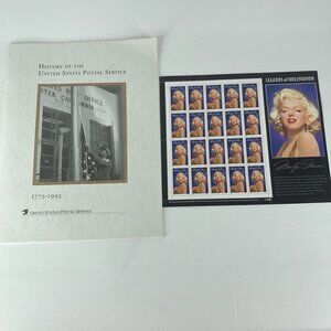 Vintage Marilyn Monroe 32 Cent Stamps with United States Post Office Booklet